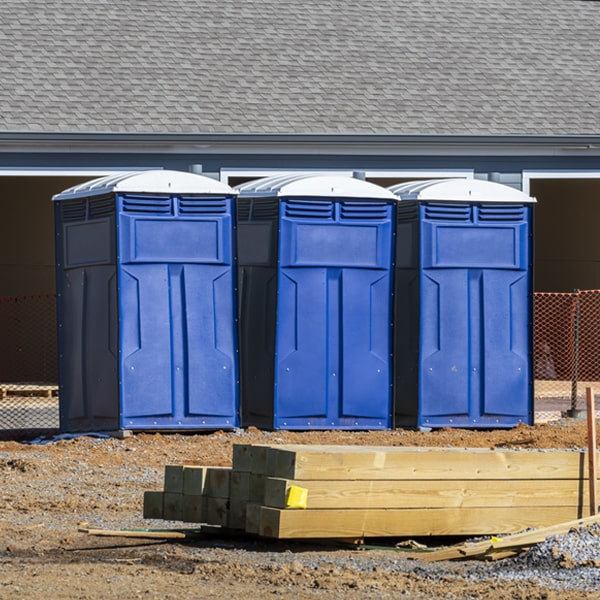 are there any restrictions on what items can be disposed of in the porta potties in South Nyack